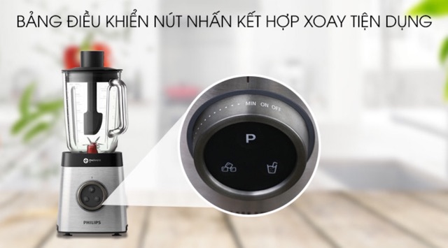 Máy xay sinh tố Philips HR3652.NEW100%