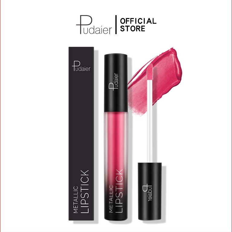 Son môi hiệu ứng bóng mượt Pudaier 18 màu thời trang 50g