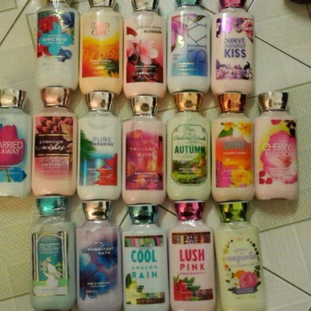 Lotion dưỡng da bath and body work của Mỹ