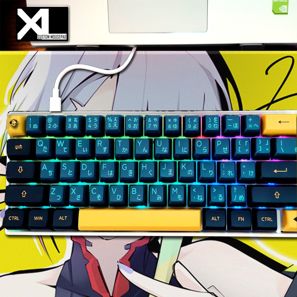 X-l | Bàn Phím Chuột | Cyberpunk Edgerunners | Phần Mở Rộng | Lớn | Dễ Thương | Anime | Bàn Học | Thảm Lót Bàn Phím Chất Lượng Cao | Bàn Khâu Cạnh | Lót ChuộT Gaming
