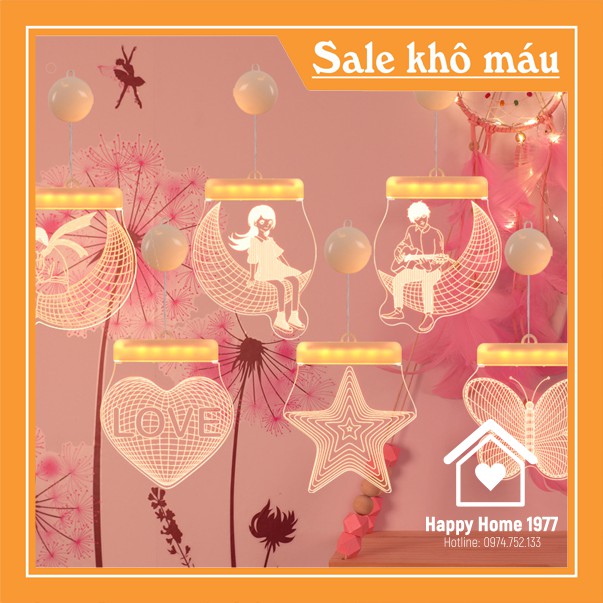 [LHSP28]Đèn led trang trí ️Happyhome 🎊️🤹️🎉 [SIÊU ĐẸP] 💟💌💘 Đèn led trang trí kiểu treo trần