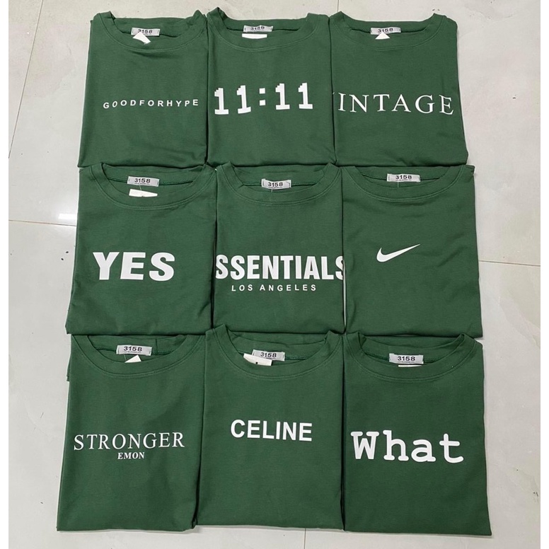 Áo thun phông rộng 3158 ( inbox shop chọn mẫu)