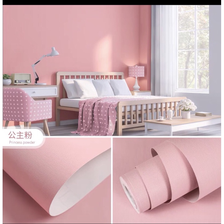 Giấy dán tường màu trơn_pastel keo sẵn 1 cuộn dài 10m, khổ rộng 45 cm