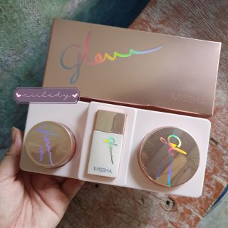 (Mini) Set Phấn Nước Missha Glow Tension Skindation Skin Balm