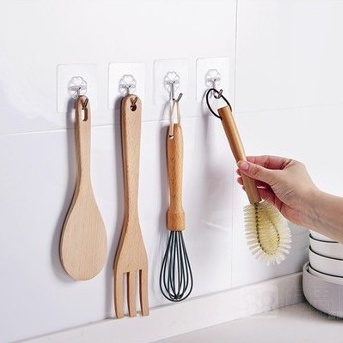Móc Dán Tường Chịu Lực , Móc Sắt Dán Tường Treo Đồ Siêu Dính