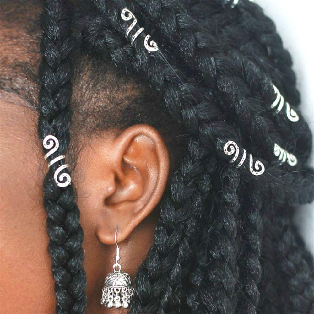 Nhẫn Bện Tạo Kiểu Tóc Dreadlock Thời Trang Cho Nam Nữ