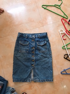 Chân váy bò tuyển 2hand