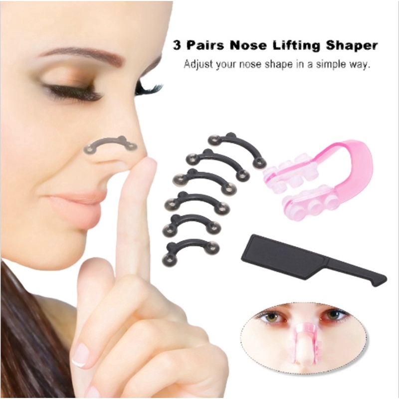 Bộ 3 Dụng Cụ Định Hình Mũi Không Gây Đau Siêu Tiện Dụng