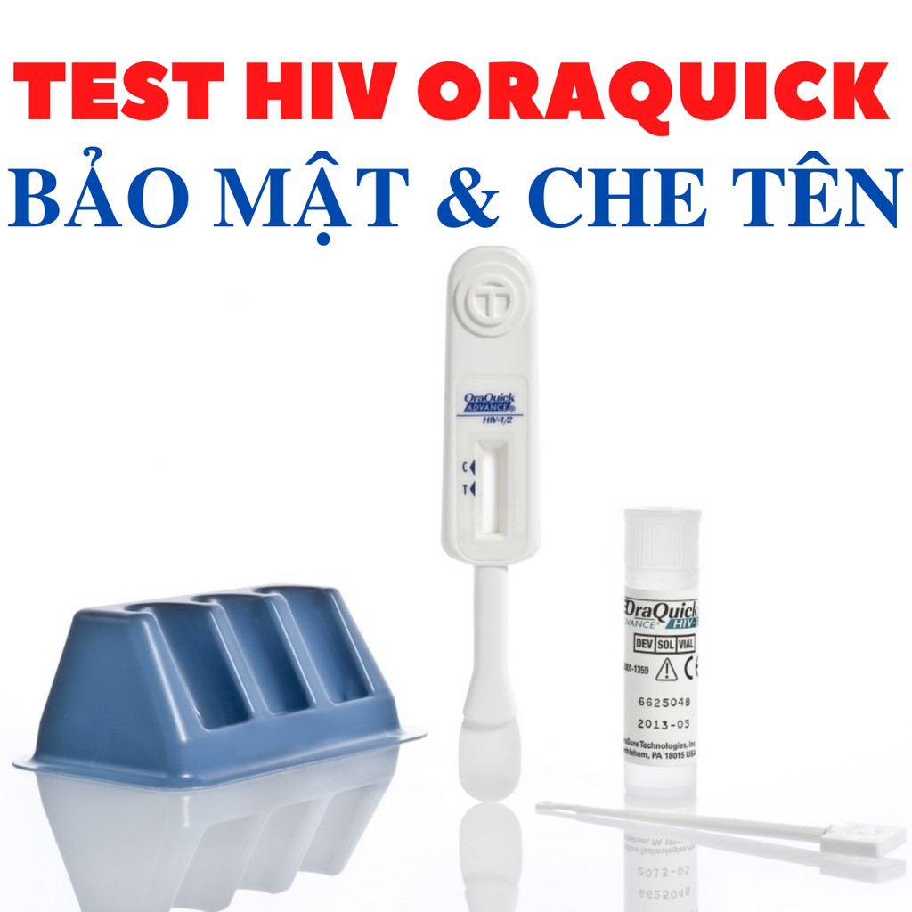 01 bộ chăm sóc sức khỏe Oraquick, FASTEP, DETERMINE, SD HÀN QUỐC