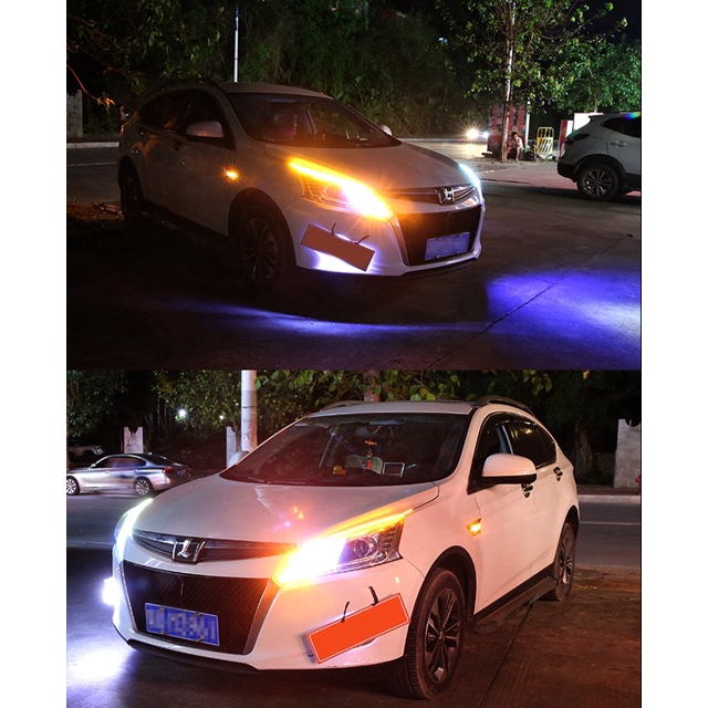 Set 2 Dây Đèn Led 30cm 45cm 60cm Cho Xe Hơi