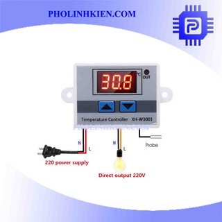 Bộ điều khiển nhiệt độ XH-W3001 220V AC
