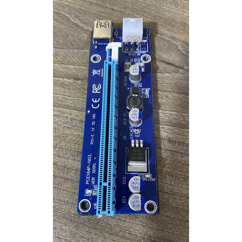 Dây Riser 009s Có LED Mới 100% Hàng Chuẩn / Riser pci-e 1x to 16x dây usb 3.0