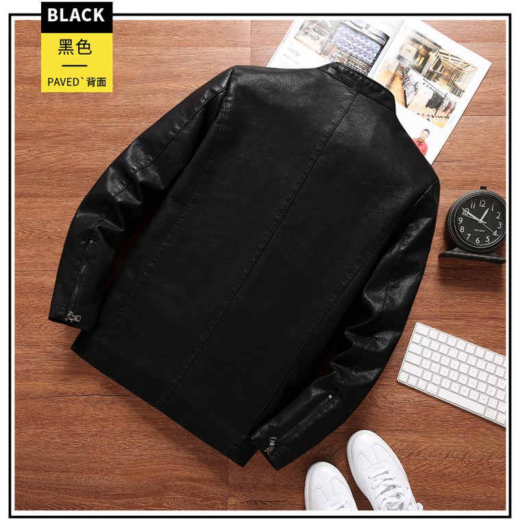 💥Flash Sale🎁 Áo Da Nam thời trang Hàn Quốc, Áo Khoác Da Nam, Lót nỉ siêu ấm | BigBuy360 - bigbuy360.vn