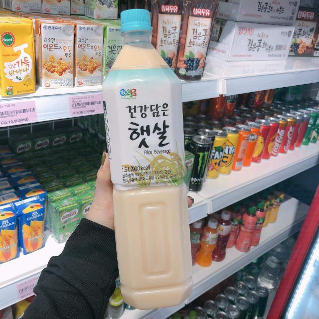 Nước gạo rang Hàn Quốc Dr.Chung chai 1,5L