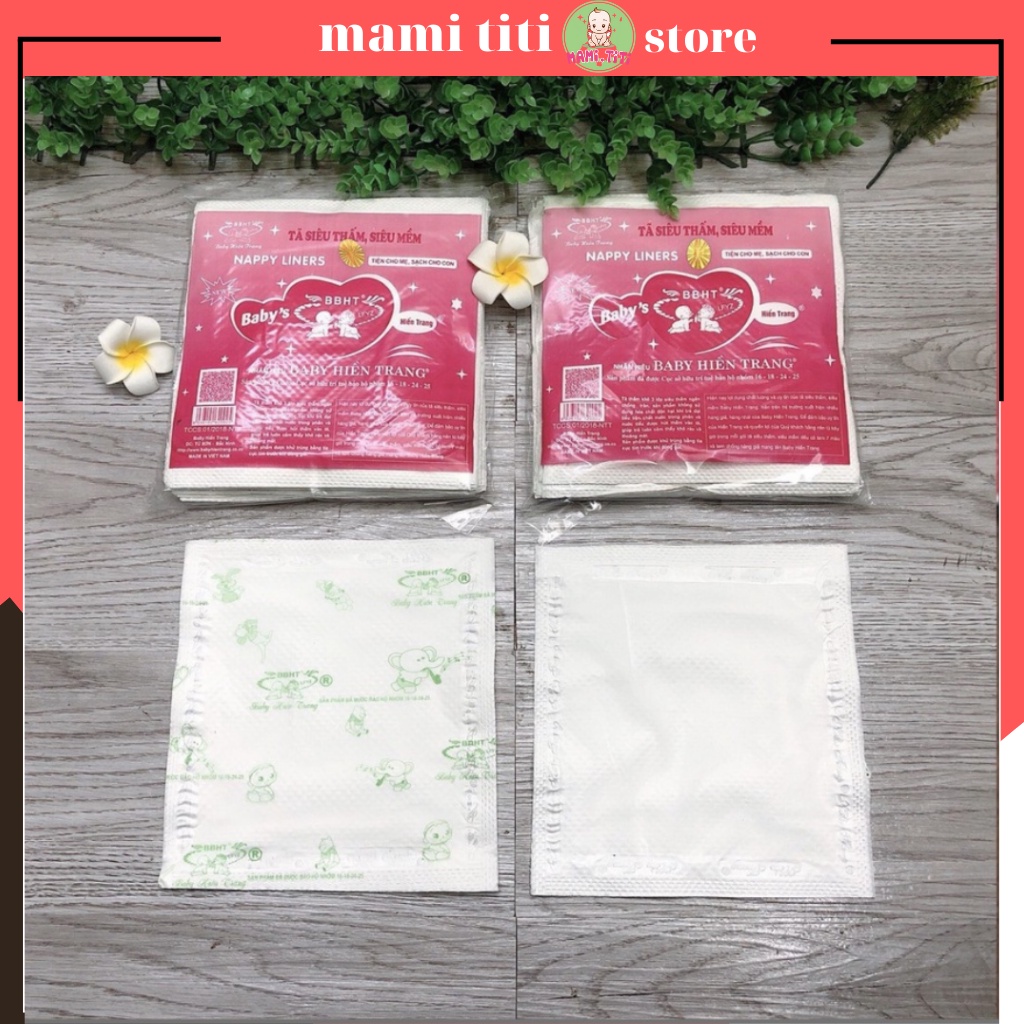 Tấm lót phân xu HIỀN TRANG Loại Trắng Cao Cấp [ 18 - 20 tờ ]