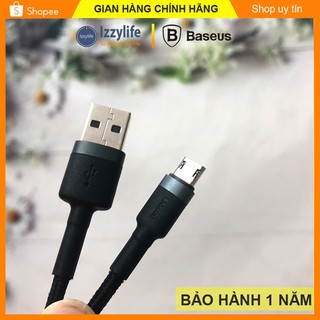 Dây sạc Samsung chính hãng Baseus dây sạc Micro USB sạc nhanh 2.4A truyền data 480Mbps cáp 1m 2m phù hợp tât cả android