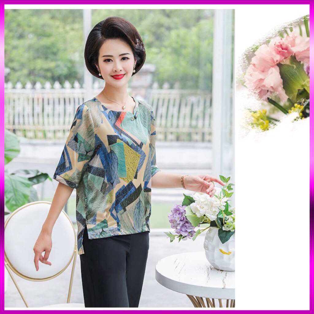Bộ Quần Áo Trung Niên Cao Cấp màu phối sang trọng