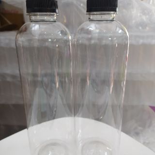 10 chai nhựa 1 lít cổ rộng fi 38 trong suốt kèm nắp