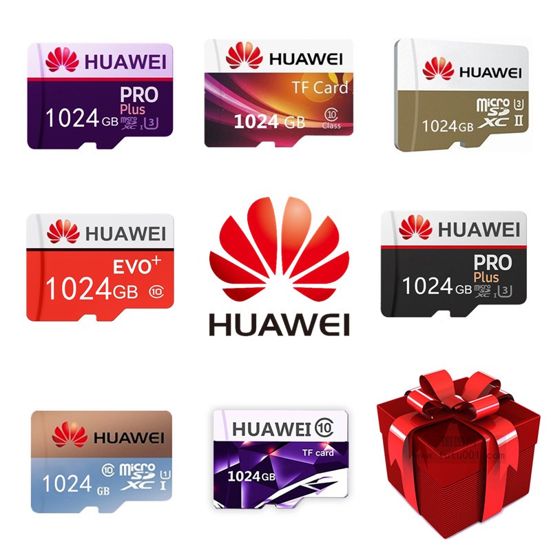 Thẻ nhớ Micro SD Huawei tốc độ cao 1024GB hỗ trợ lưu trữ tiện dụng