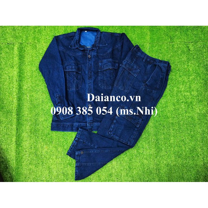 Đồng phục Điện lực vải Jean tốt dày dặn- Hình thật