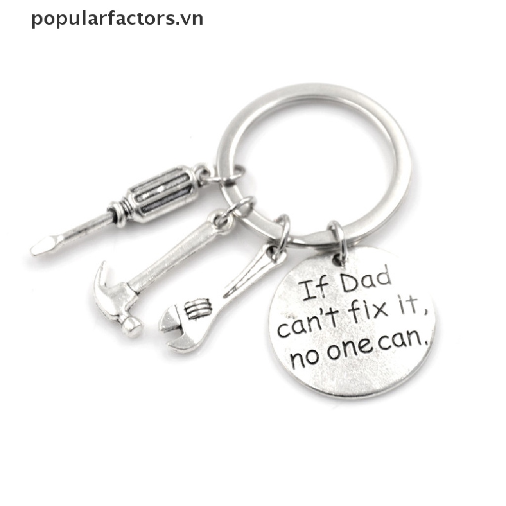 Móc Khóa In Chữ If Dad Can 'T Fix It No One Can Hand Tool Làm Quà Tặng Dadaddy