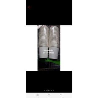 200 cốc giấy hoa 360ml không nắp