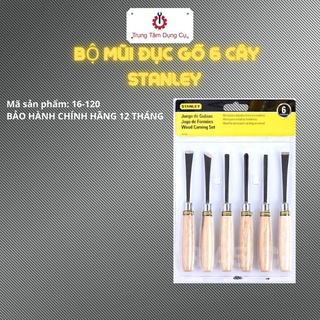Bộ mũi đục gỗ 6 cây Stanley 16-120