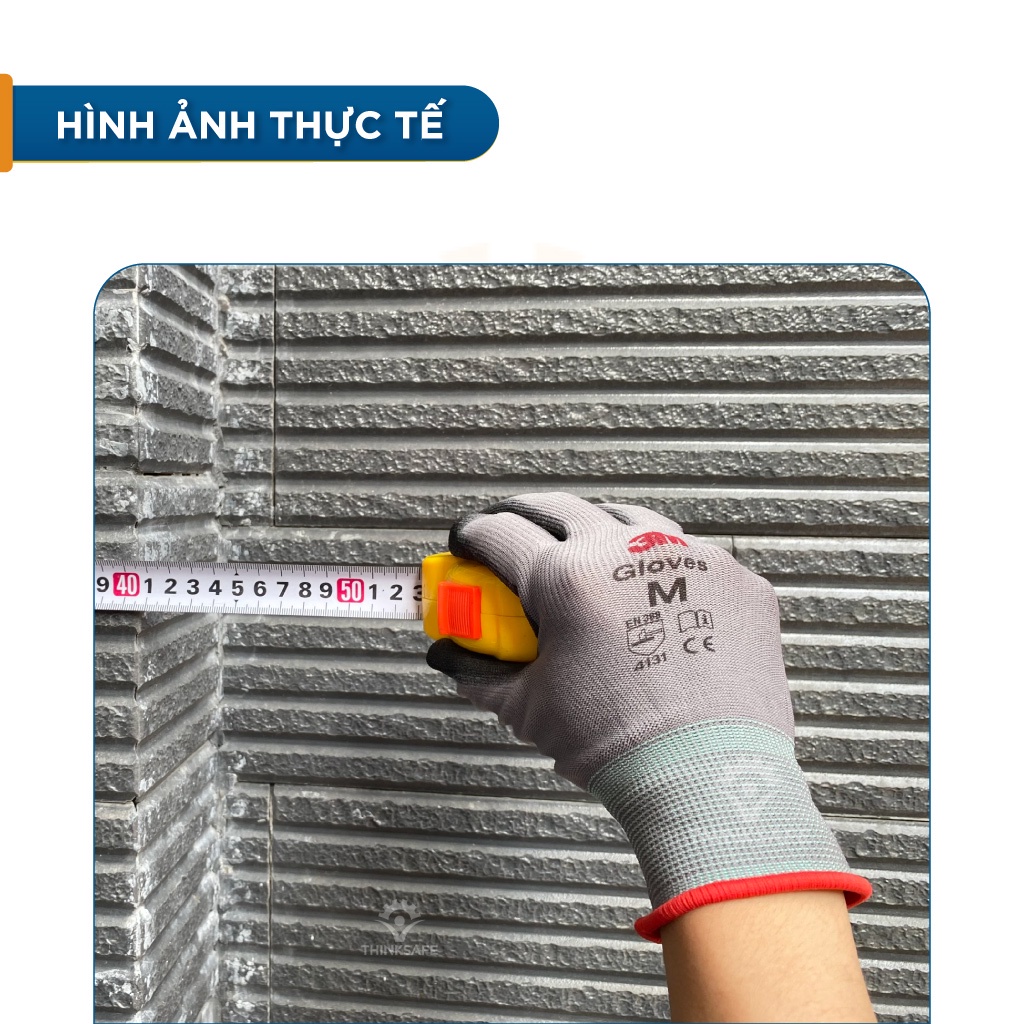 Găng tay chống cắt 3M cấp độ 1 chuyên dùng, thao tác chính xác, ôm tay, làm việc thao tác chắc chắn - Thinksafe