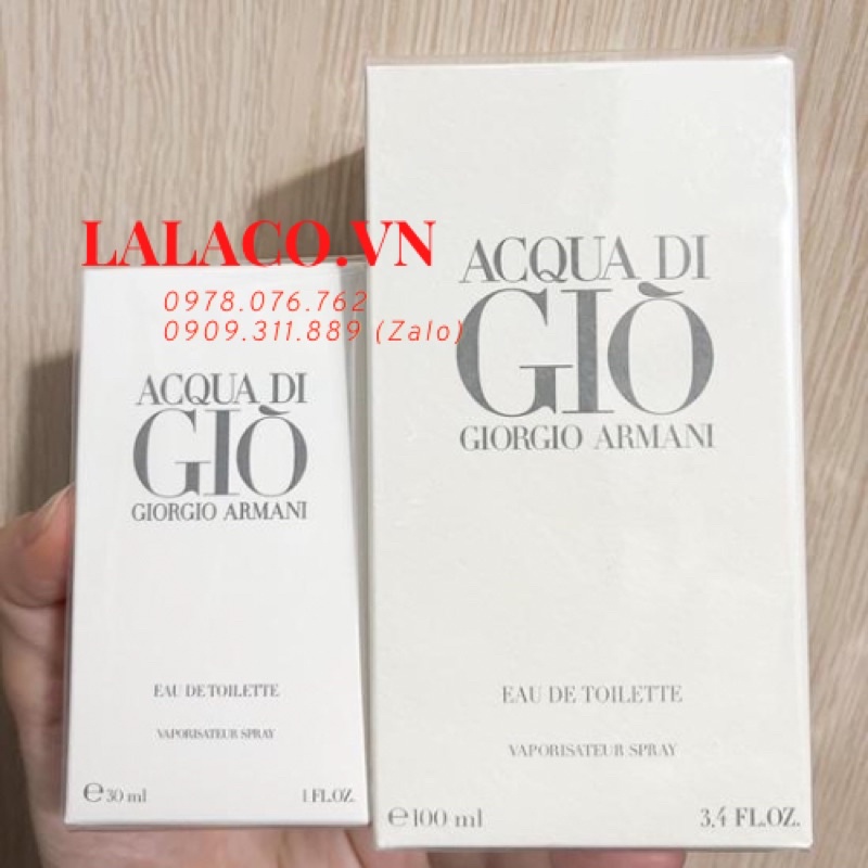 Nước hoa nam Giorgio Armani Acqua Di Gio - gio trắng