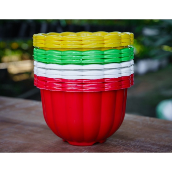 Chậu Treo Bí Lớn Bóng Đẹp Trồng Hoa Kèm Dây Treo 22x14cm (CQH-003-00BI)