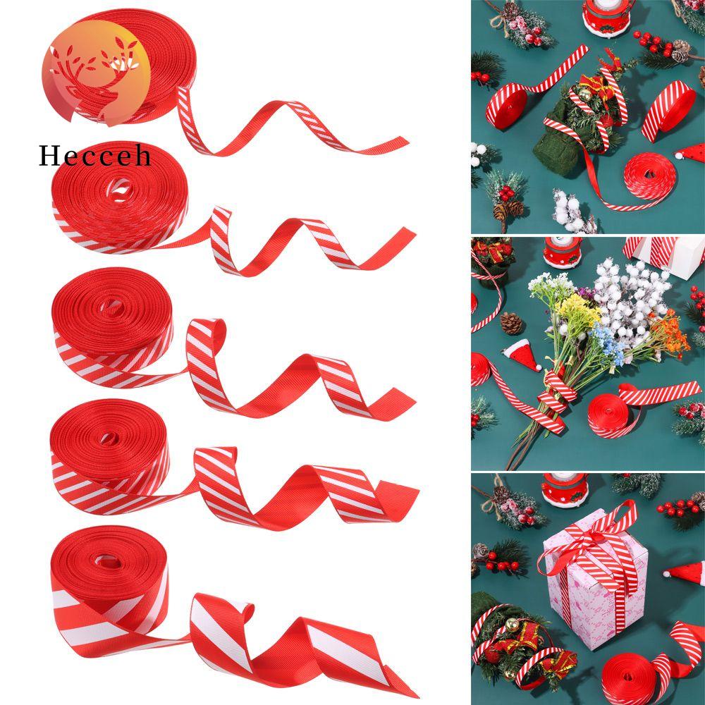 Dây Ruy Băng Sọc Đỏ Trang Trí Giáng Sinh Năm Mới