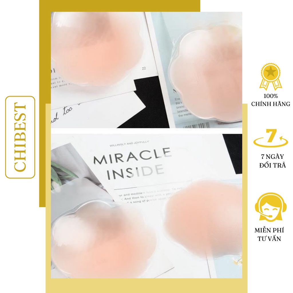 Miếng silicone dán đầu ngực Đầu ti  Dán Ti silicon siêu dính ti kéo to 881 CHIBEST_CT087