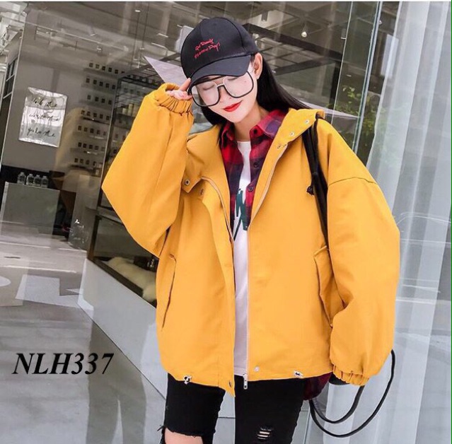 Áo khoác dù nữ phối 3 nút trơn có ảnh thật | BigBuy360 - bigbuy360.vn