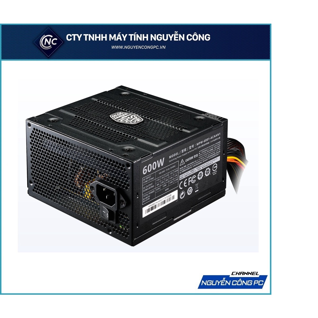 [Mã 154ELSALE2 giảm 7% đơn 300K] Psu máy tính Cooler Master ELITE V3 PC600 600W