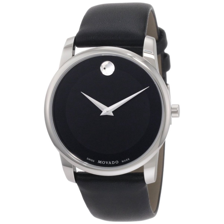 Đồng hồ nam Movado dây da cao cấp - Bảo hành 12 tháng