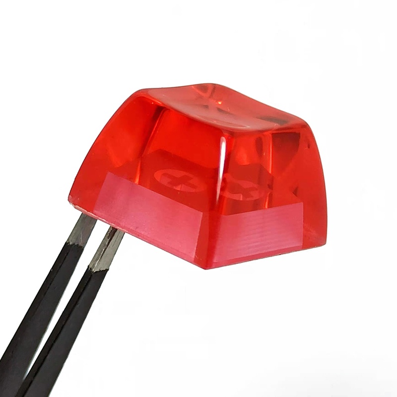 Nắp Bàn Phím Cơ DIY SA Profile R3 Bằng Nhựa Trong Mờ Màu Đỏ Cho RGB Keybor