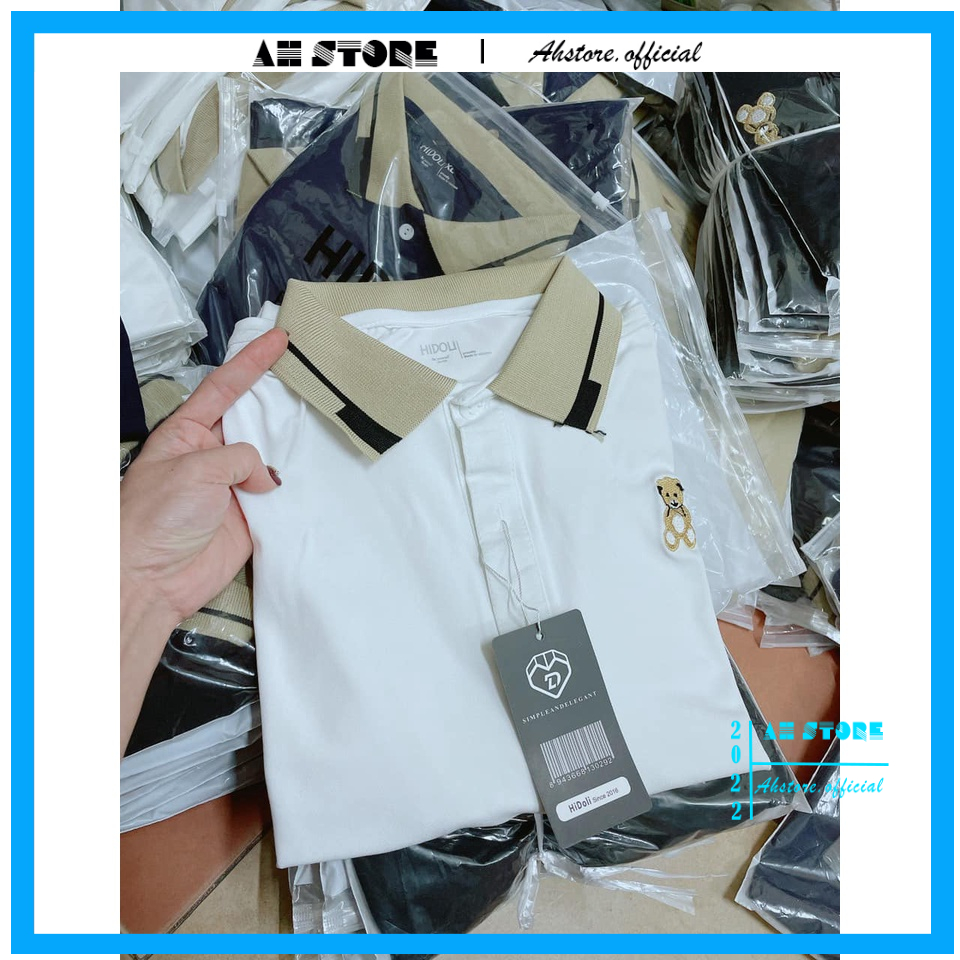 Áo polo nam cổ bẻ họa tiết thêu Teader, Áo thun nam chất liệu vải cá sấu Cotton mềm mịn chuẩn form - AHSTORE