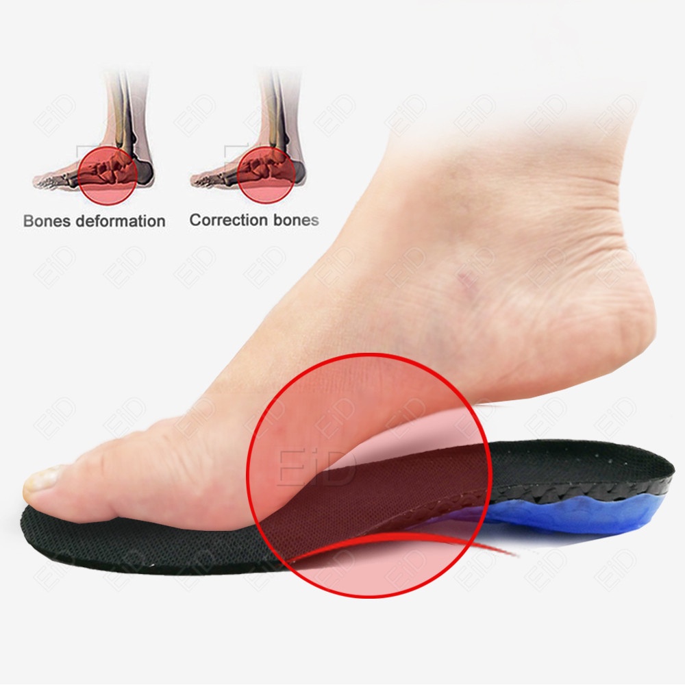 Đế Lót Giày Thể Thao Chỉnh Hình Bằng EVA silicone Lò Xo Vòm