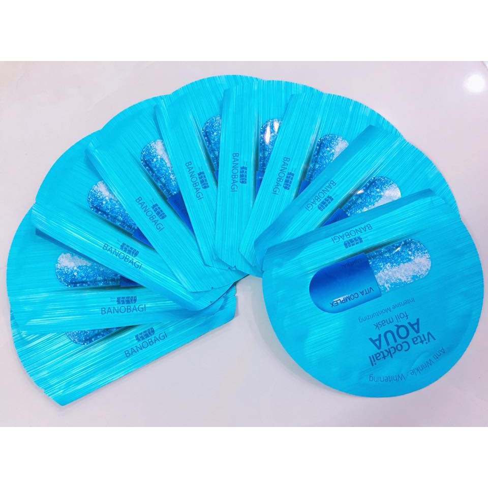 Hộp 10 gói Mặt nạ Banobagi Vita Cocktail Aqua Foil Mask - Intensive Moisturizing 30ml x10