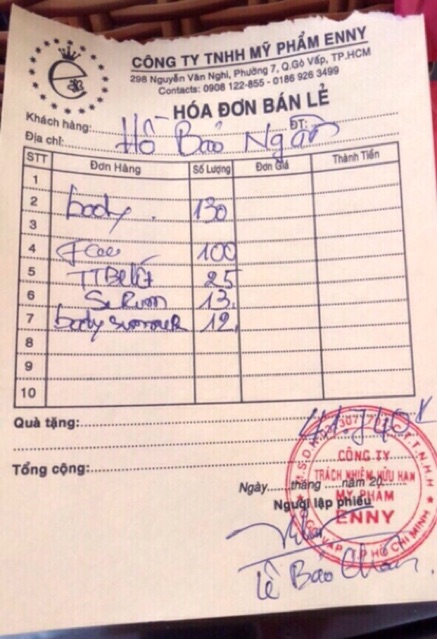 Cream body babie Enny trái cây tặng tắm trắng cafe | BigBuy360 - bigbuy360.vn