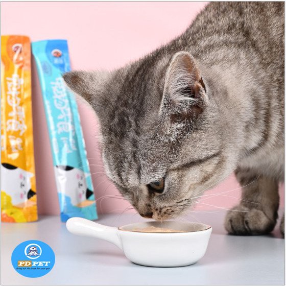 Súp thưởng Cat Food vị nâng cấp mới cho mèo, thú cưng - Đồ ăn thưởng cho Boss siêu ngon dinh dưỡng 15gr