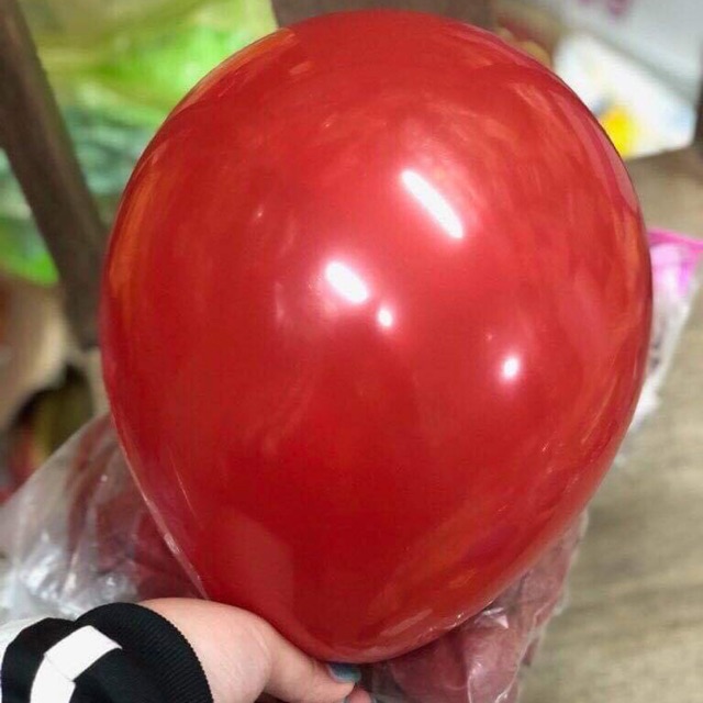 Bóng tròn màu đỏ rượu vang hàng thường size 10&quot;
