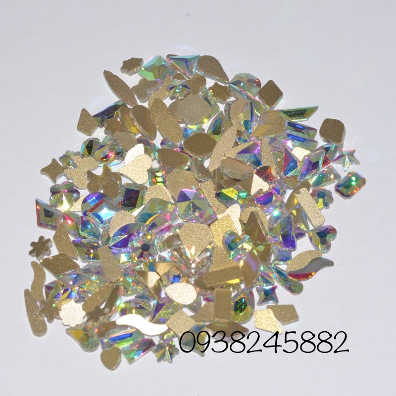 Đá kiểu chân bằng 100 viên mix mẫu