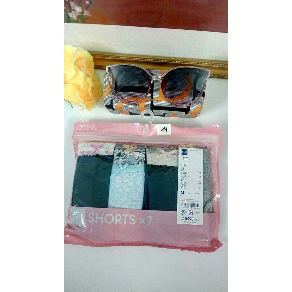 Set 7 quần lót GU hàng xách tay Nhật | BigBuy360 - bigbuy360.vn