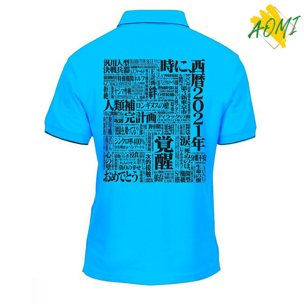 ÁO THUN POLO AOMI PAPER PHONG CÁCH BÁO NHẬT BẢN THUN CO GIÃN 4 CHIỀU NAM NỮ