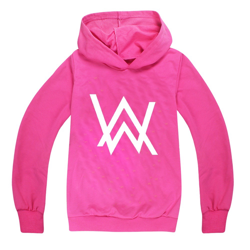 Áo Hoodie Dài Tay In Hình Alan Walker Thời Trang Dành Cho Trẻ Nhỏ