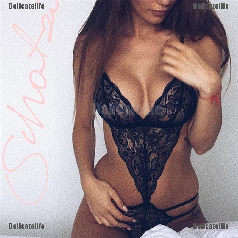 Đồ ngủ liền thân phối ren phong cách quyến rũ dành cho nữ