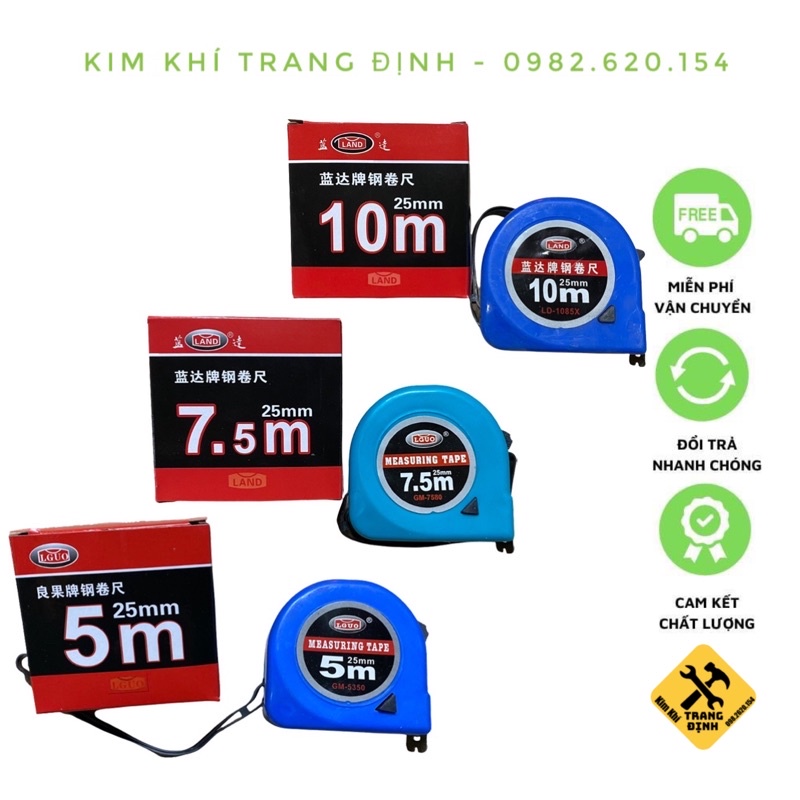Thước phong thủy 5m, 7,5m 10m LAND
