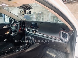 Thảm taplo da Cacbon cho Mazda 3