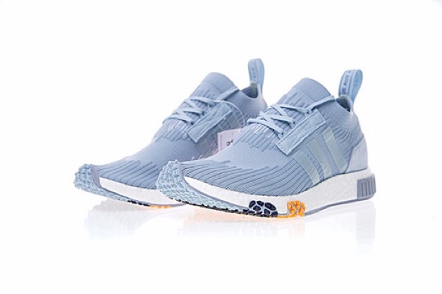 GIÀY THỂ THAO NAM NỮ NMD RACER PRIMEKNIT ASH GREY BLUE